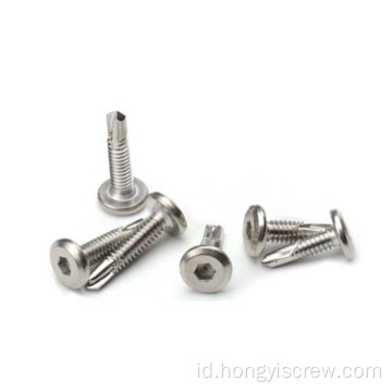 Stainless steel galvanis galvanized fastenal mandiri sekrup